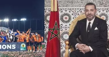 العاهل المغربي الملك محمد السادس يهنئ فريق نهضة بركان