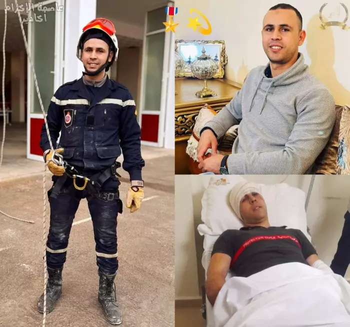 هكذا تفاعل المغاربة  مع خبر ترقية ياسين شروق بطل تدخل حادث شاطو بني ملال بعدما كاد يفقد حياته مرتين .
