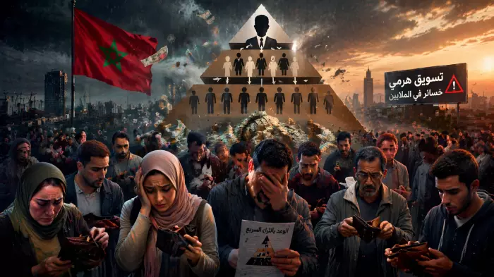 كارثة التسويق الهرمي تهز المجتمع المغربي وتدفع آلاف المواطنين إلى خسائر مالية جسيمة