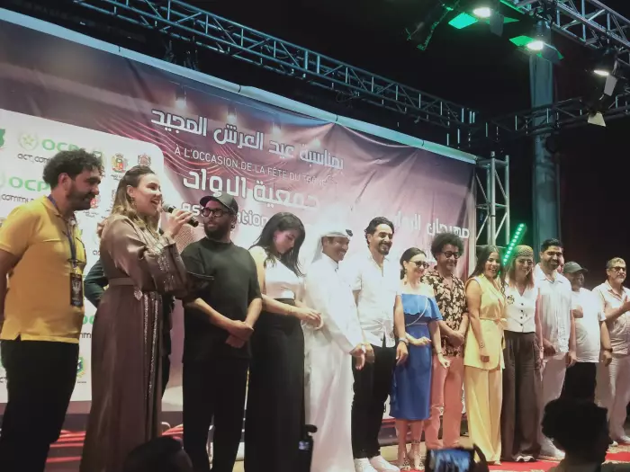 افتتاح مراسيم النسخة العاشرة لمهرجان الرواد الدولي للمسرح بخريبكة