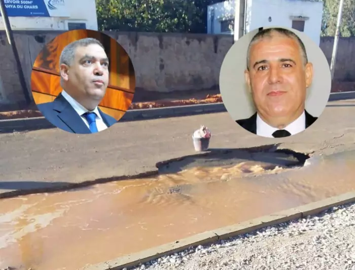 بسيدي يحيى الغرب "العكر على الخنونة" مشروع بمليارات يفضح هشاشة الأشغال تحت أعين العامل "إدريس الروبيو"