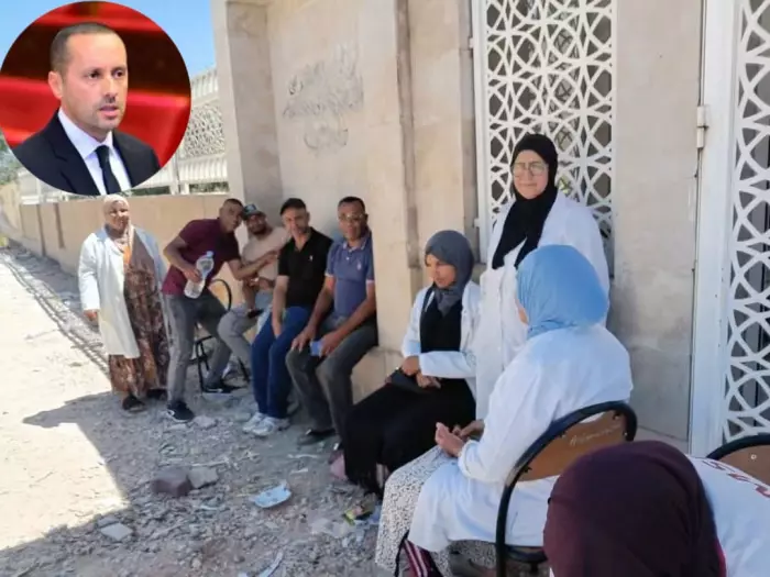 عمال الأمن الخاص والصحة بسيدي يحيى الغرب بذون أجور
