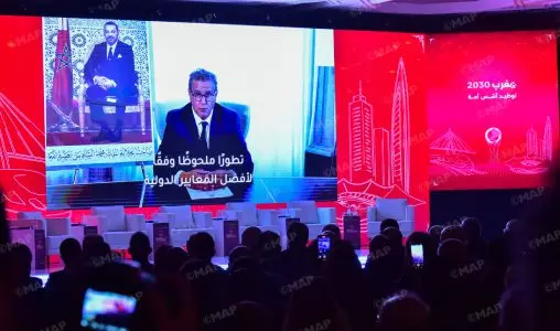 أخنوش:تنظيم المملكة المغربية المشترك لكأس العالم 2030 عامل تسريع لتحول استراتيجي للمغرب