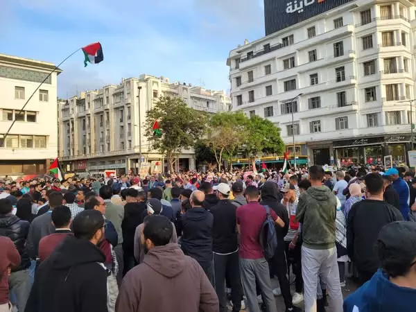 الدار البيضاء تنتفض من جديد.. شباب المغرب يجددون العهد مع فلسطين