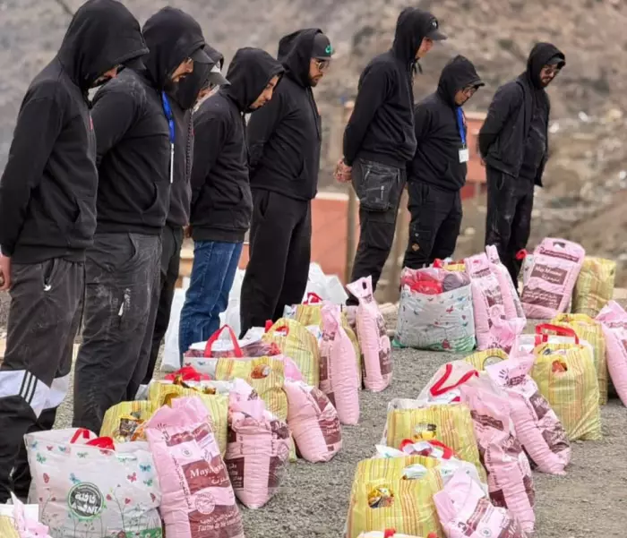 قافلة "الدفء" التضامنية لمجموعة "أمل لاميفا المغرب" تزور الحوز