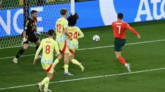 ميرينو يفجر الديربي الإيبيري في الدقيقة 91 وإسبانيا تطيح بالبرتغال وتخطف بطاقة ربع نهائي مونديال 2026