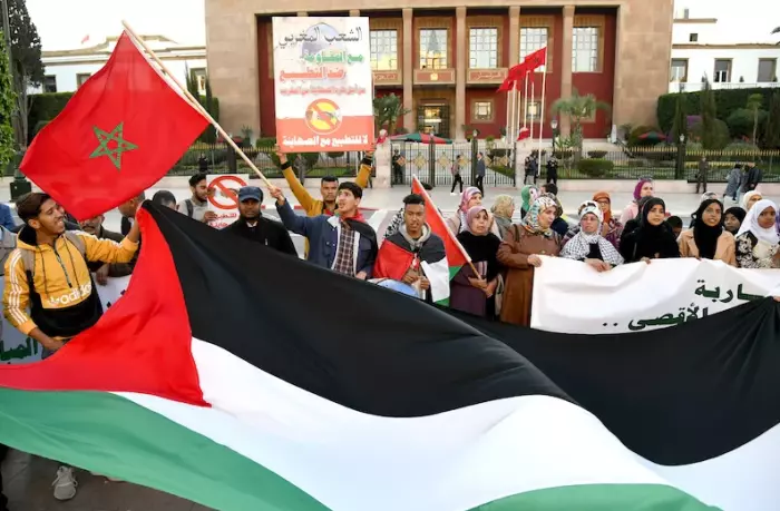 الرباط تنتفض تضامنًا مع غزة ورفضًا لجرائم الاحتلال