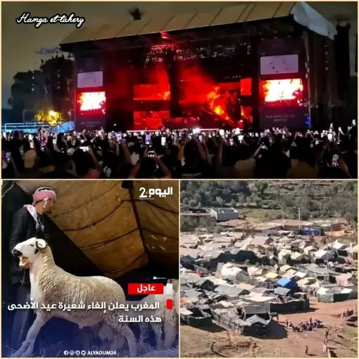 كيف يسيء  "موازين"  لملك البلاد..ملايين الدراهم تنفق على الراقصات العاريات وضحايا الحوز مازالوا عراة حفاة:فمن يوقفه ؟