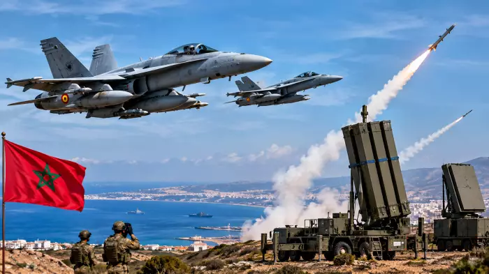 مناورات إسبانية قرب المغرب ومقاتلات "EF-18M" تدخل سيناريو مواجهة الدفاعات الجوية المغربية