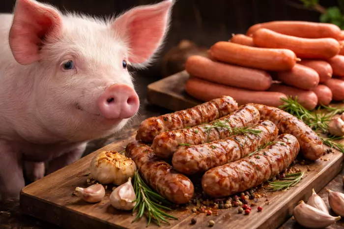 موسكو تصدر 22.2  طن من أمعاء الخنزير للمغرب موجهة لصناعة" النقانق - السوسيط"،