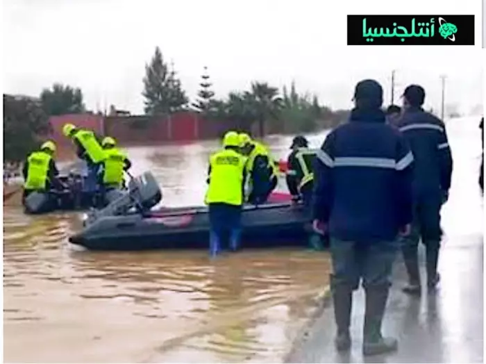 انتشال جثة الشاب الذي توفي غرقا بدوار الصفاري ضواحي سيدي يحيى الغرب