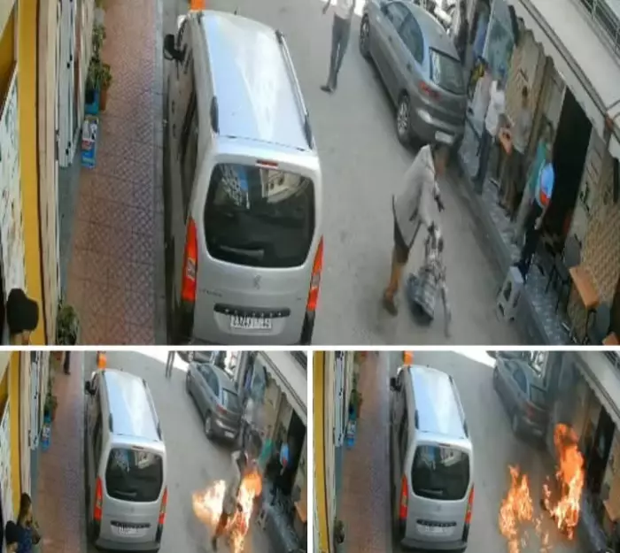 القصة الكاملة لحادث الاعتداء على فنان معاق معروف عبر سحله وحرق جسده في قلب الشارع العام