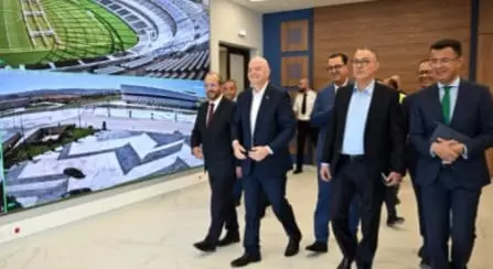 إنفانتينو ينبهر بملعب طنجة ويصفه بجوهرة كروية ستتألق في كأس العالم 2030