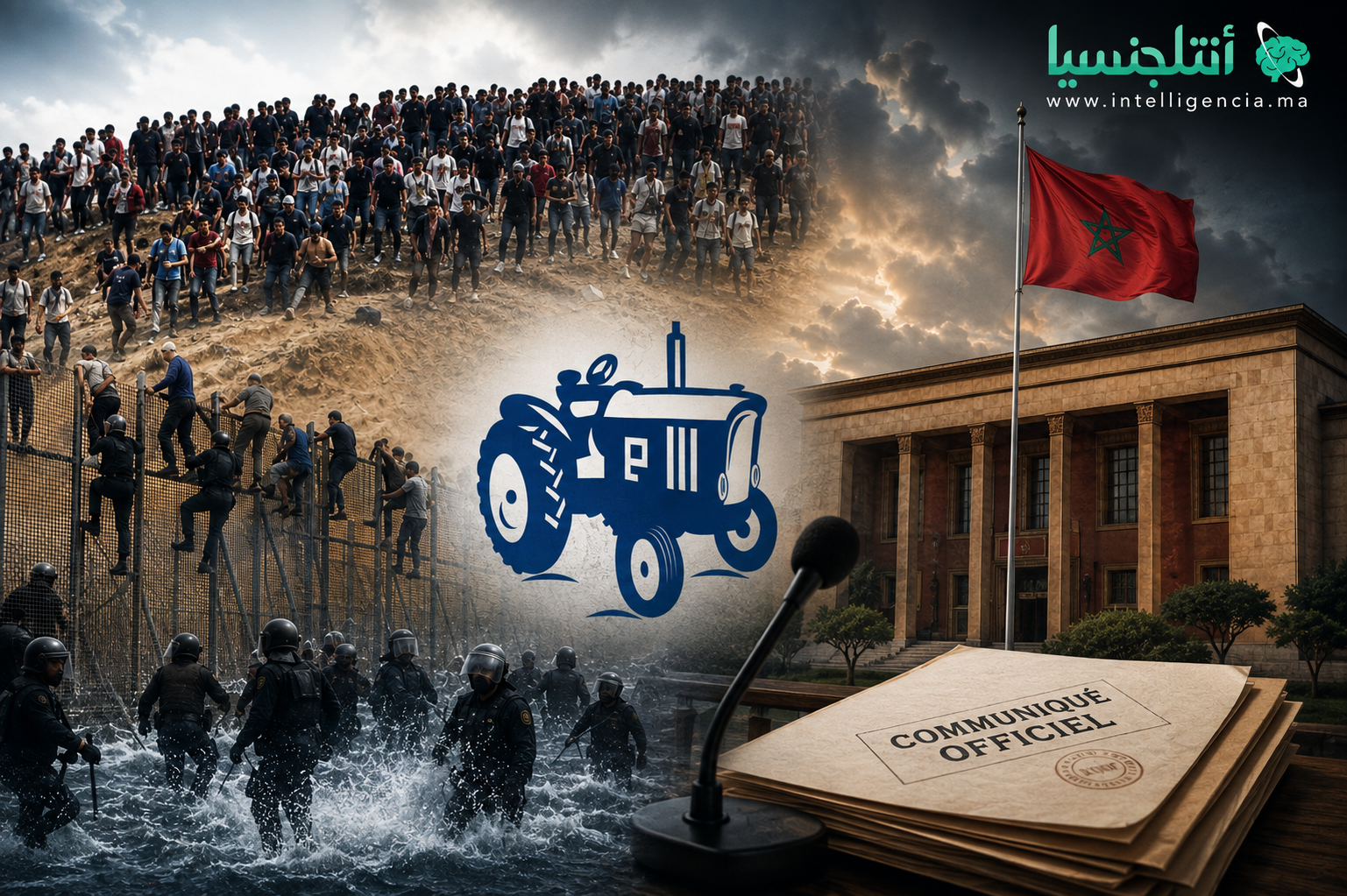 بعد بلاغ الداخلية.."البام" يدخل على الخط ويُشيد بتدبير أزمة سبتة و"لقجع" يُراهن على خطاب المسؤولية