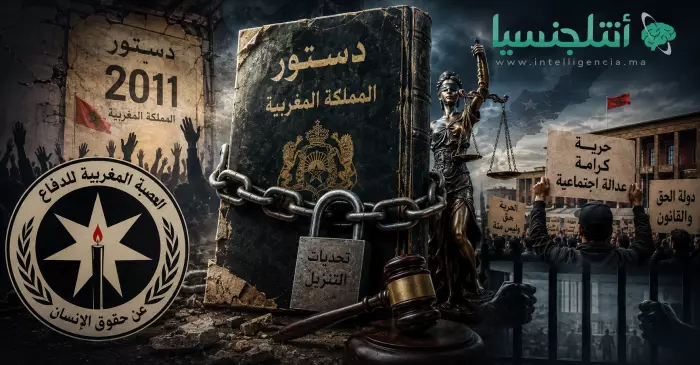15 سنة على دستور 2011 وتقرير حقوقي صادم يفتح النار على حصيلة التنزيل ويكشف فجوة مقلقة بين الوعود والواقع