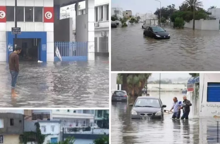 تونس: وفاة أربعة أشخاص غرقا والحداد يخيّم على مدن اجتاحتها السيول