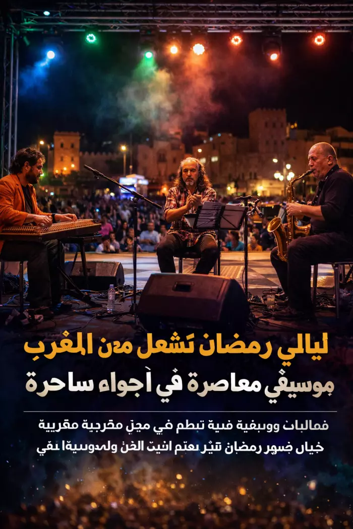 ليالي رمضان تشعل المدن المغربية بموسيقى معاصرة وأجواء فنية ساحرة