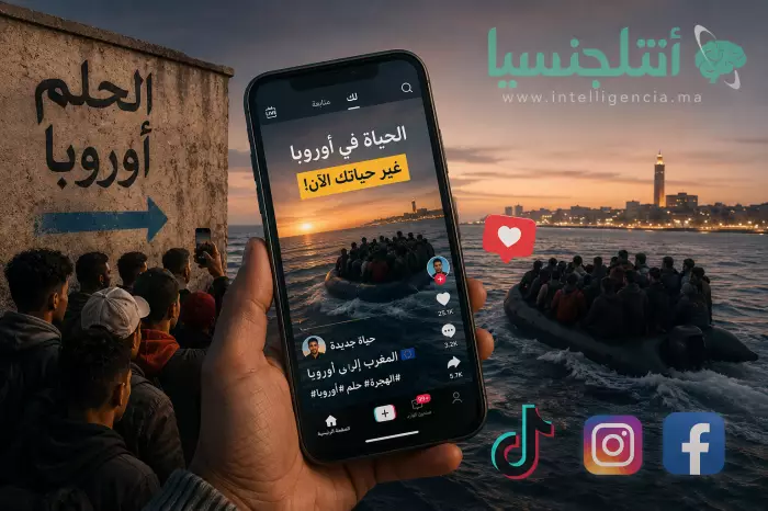 وسائط التواصل الاجتماعي بالمغرب تدفع الشباب إلى قوارب الموت ودراسة صادمة تكشف الوجه الخفي للهجرة السرية
