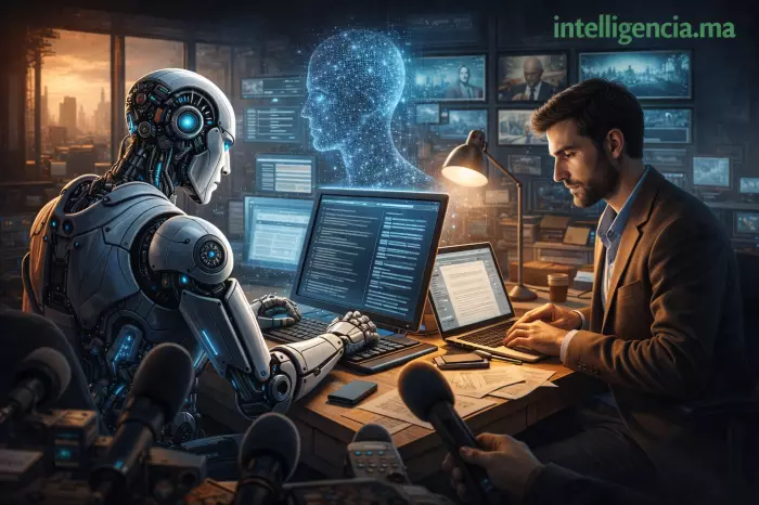 زلزال في غرف التحرير والذكاء الاصطناعي يُهدد روح الصحافة ويضع المصداقية على المحك