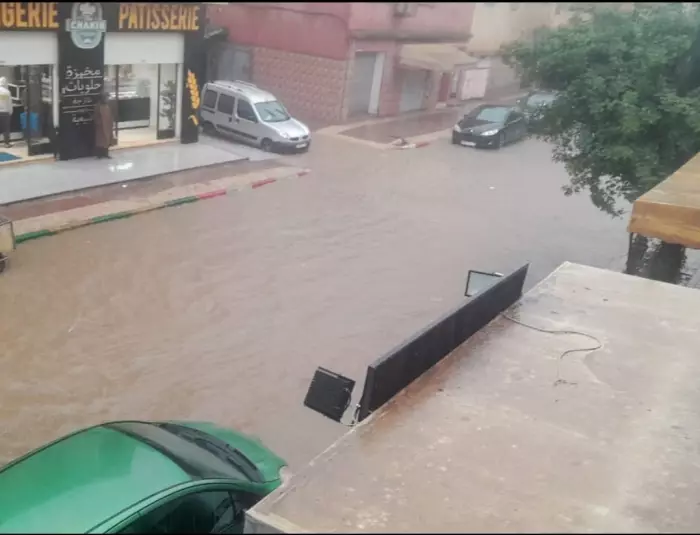 الأمطار تفضح هشاشة البنية التحتية بسيدي يحيى الغرب