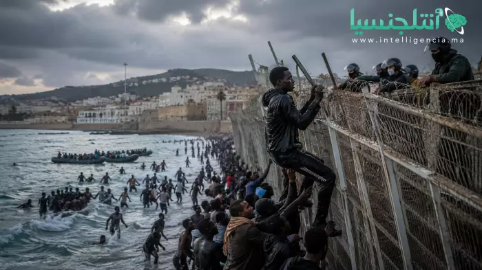 تقرير أمريكي يفجر الجدل:"غزو سبتة" تحت المجهر والمهاجرون ضحايا روايات التخويف