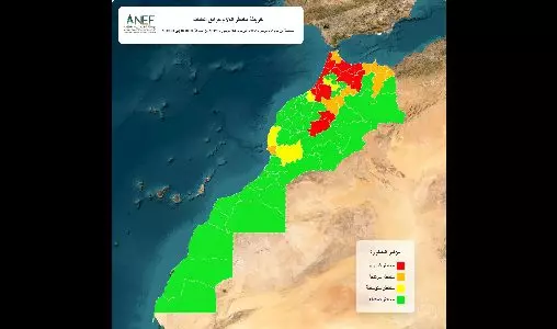 هام للمغاربة..وكالة المياه والغابات تنشر خرائط تتنبأ بالحرائق وتدعو المواطنين إلى توخي الحذر