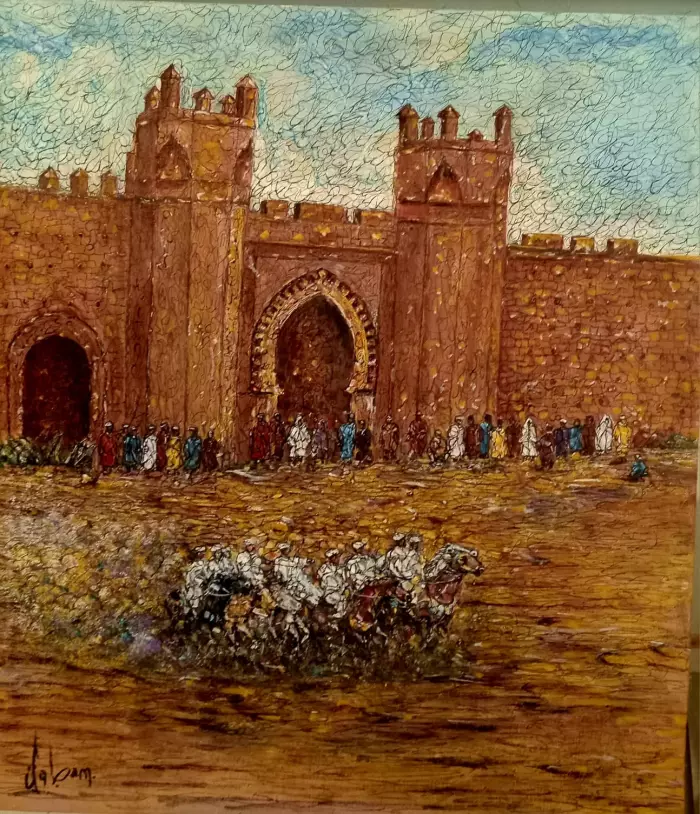 باب الكبير يحتضن معرضا فنيا جماعيا بالريشة والصورة