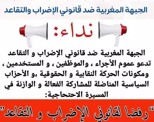 مسيرة 29 دجنبر 2024 بالرباط..معركة وجودية ضد قانون تكبيل الإضراب