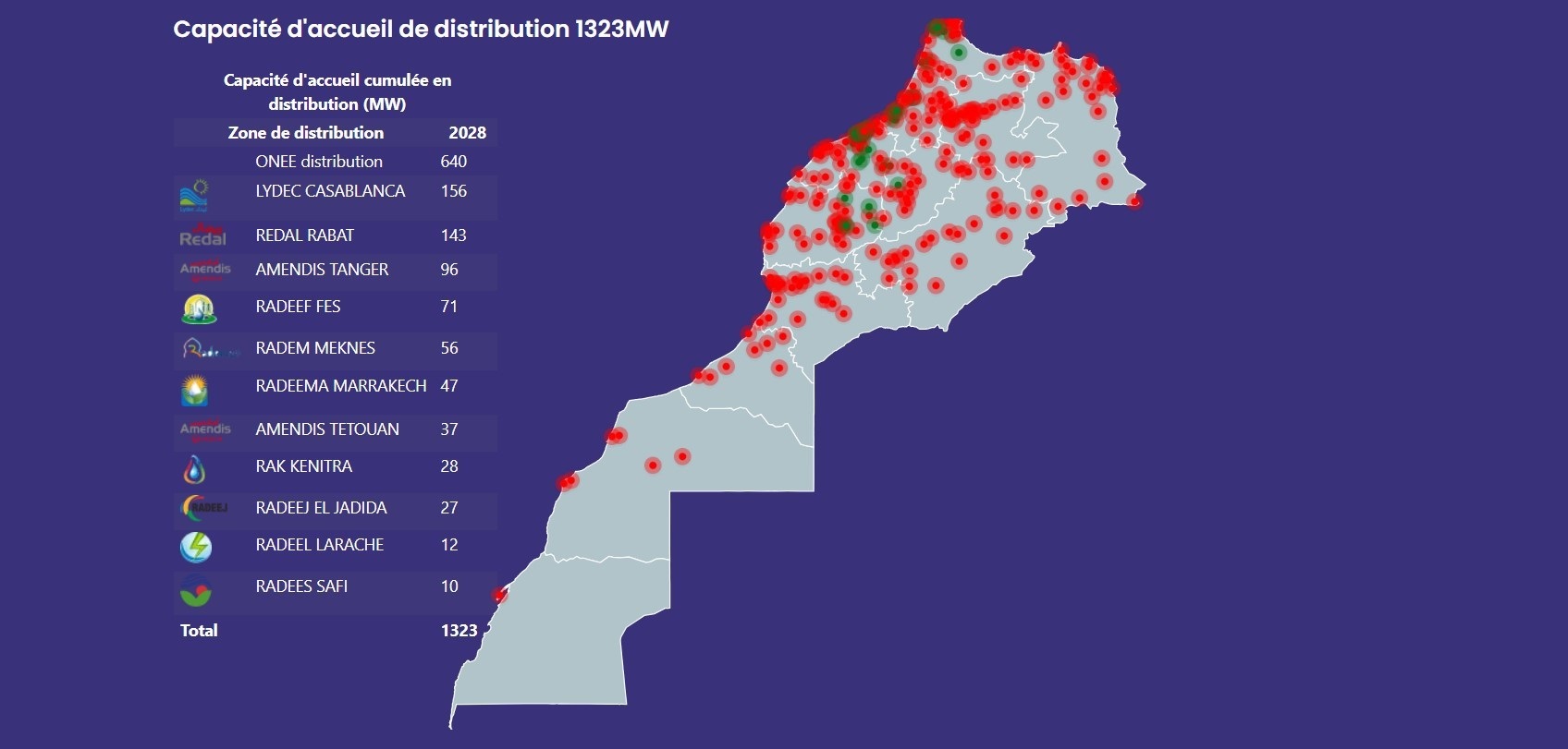 الهيئة الوطنية لضبط الكهرباء تُصادق على القدرة الاستيعابية للمنظومة الكهربائية بين 2024 و2028